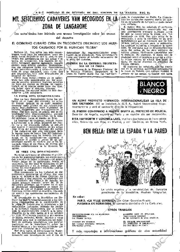 ABC MADRID 13-10-1963 página 85