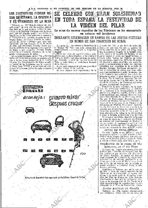 ABC MADRID 13-10-1963 página 91