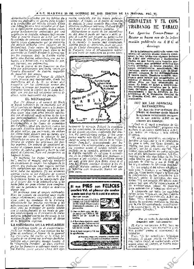 ABC MADRID 15-10-1963 página 33