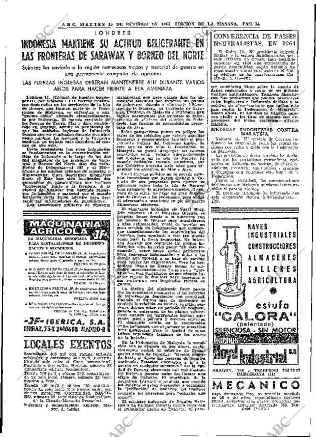 ABC MADRID 15-10-1963 página 34