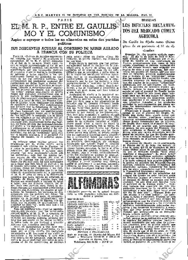 ABC MADRID 15-10-1963 página 35