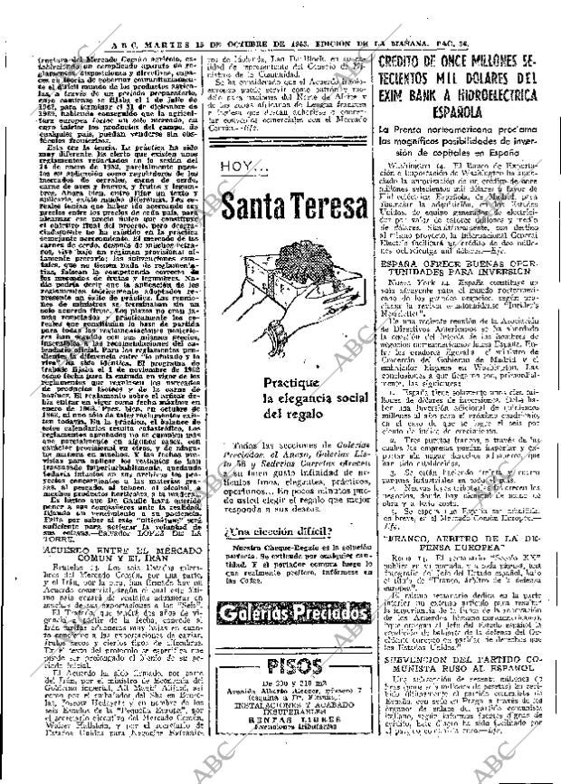 ABC MADRID 15-10-1963 página 36