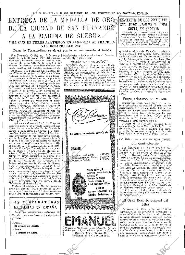 ABC MADRID 15-10-1963 página 43