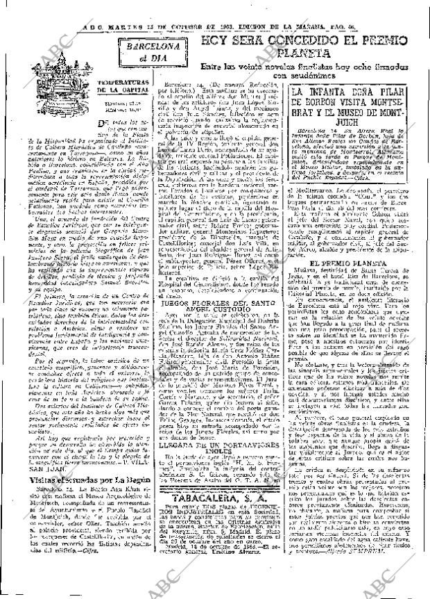 ABC MADRID 15-10-1963 página 46