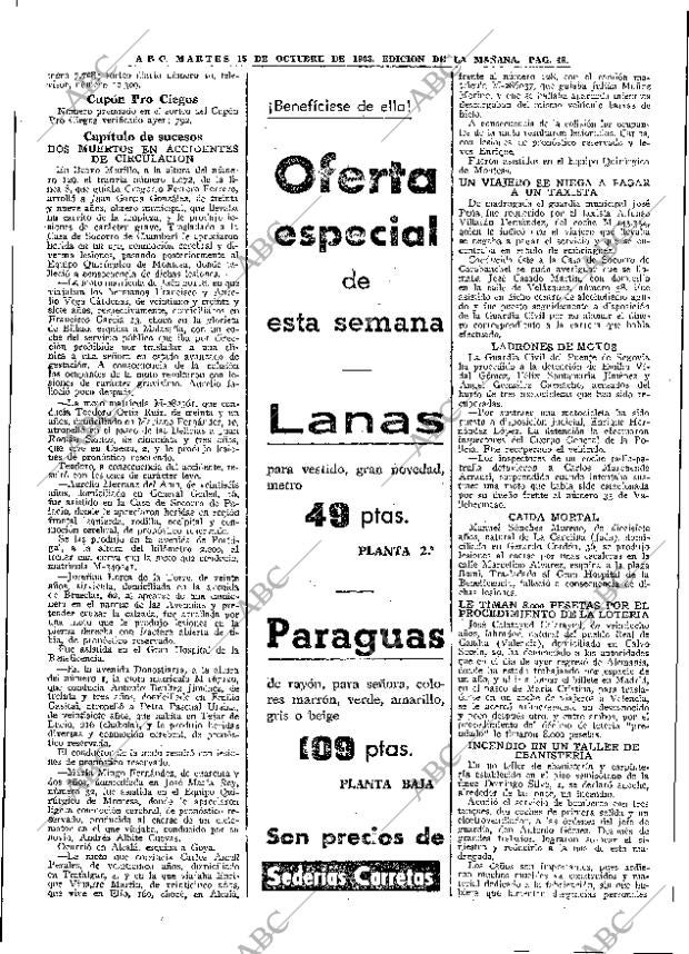 ABC MADRID 15-10-1963 página 48