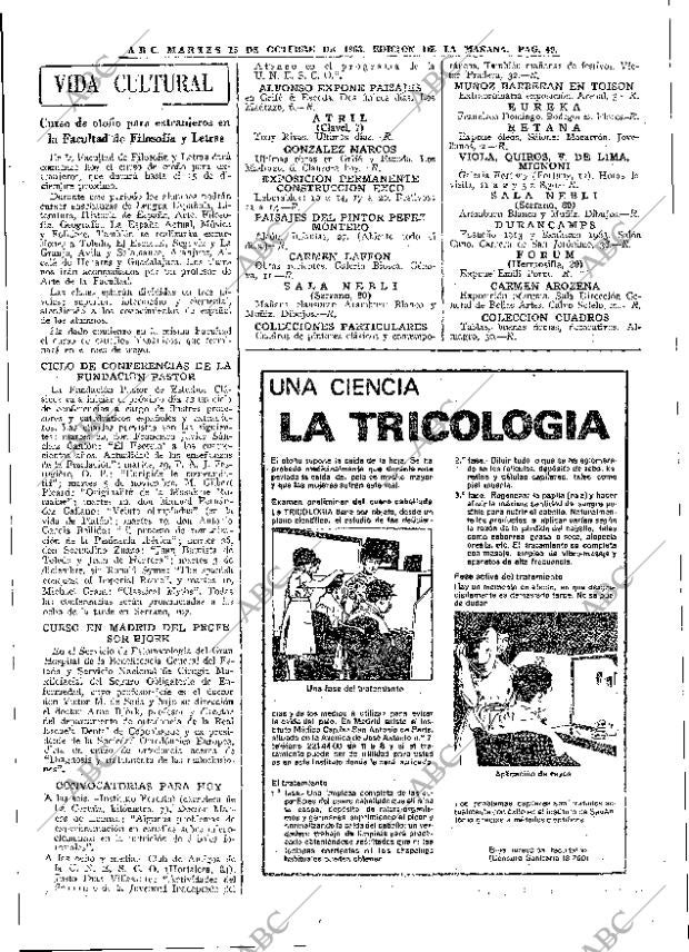 ABC MADRID 15-10-1963 página 49