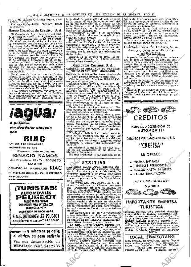 ABC MADRID 15-10-1963 página 52