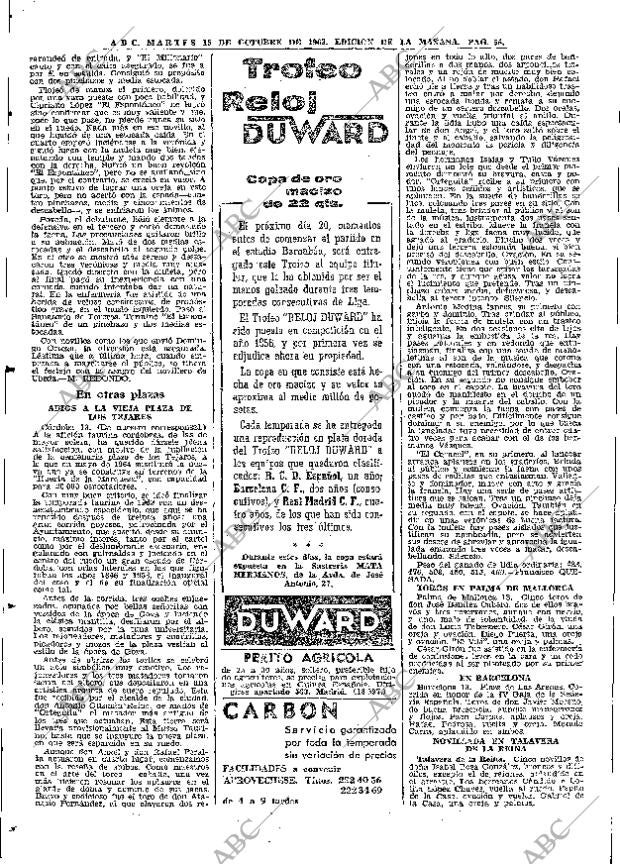 ABC MADRID 15-10-1963 página 56