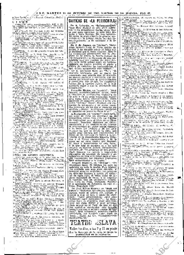 ABC MADRID 15-10-1963 página 67