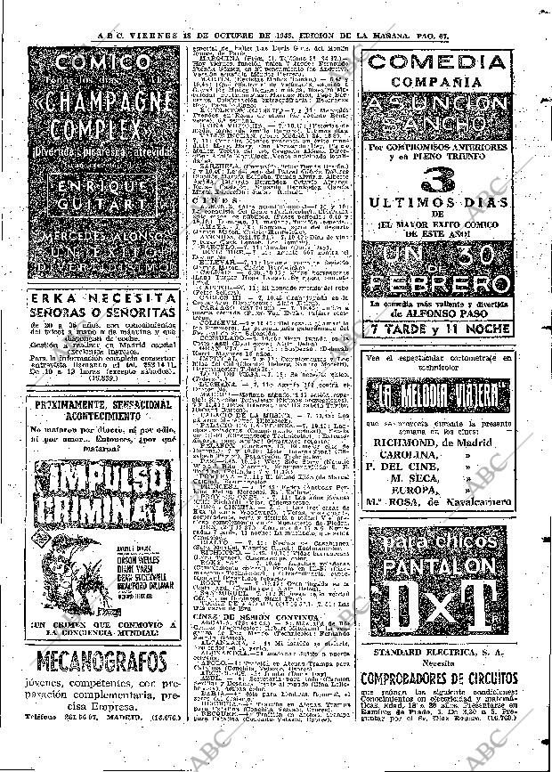 ABC MADRID 18-10-1963 página 67