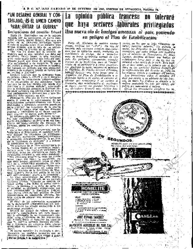 ABC SEVILLA 19-10-1963 página 25