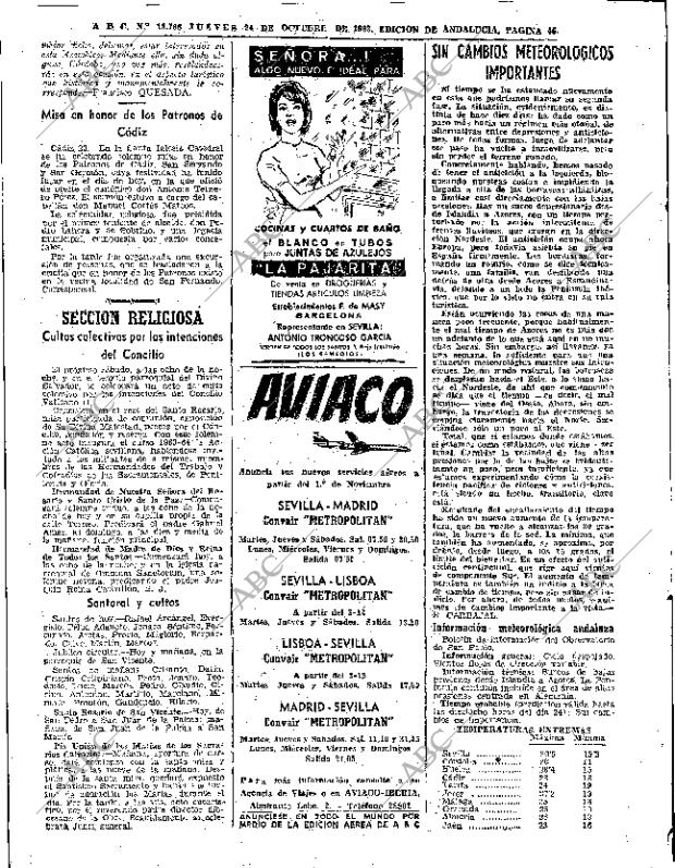 ABC SEVILLA 24-10-1963 página 46