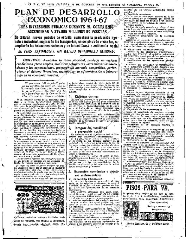 ABC SEVILLA 24-10-1963 página 49