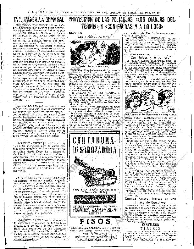 ABC SEVILLA 24-10-1963 página 61