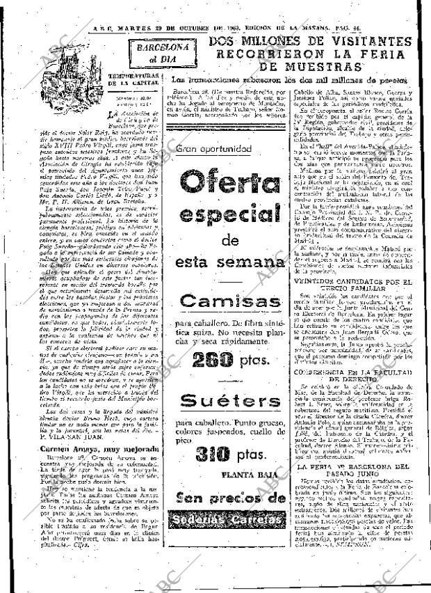 ABC MADRID 29-10-1963 página 44