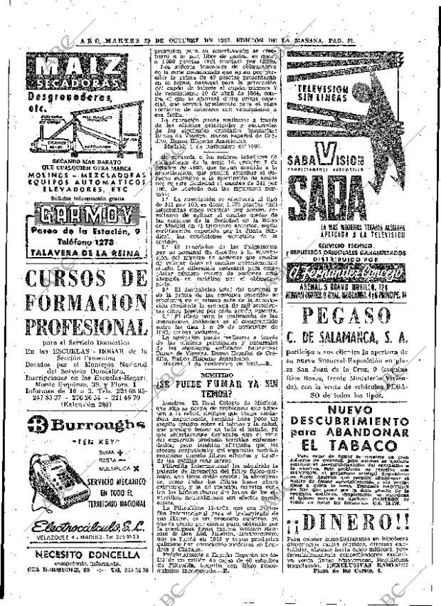 ABC MADRID 29-10-1963 página 52