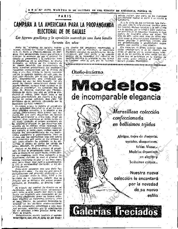 ABC SEVILLA 29-10-1963 página 21