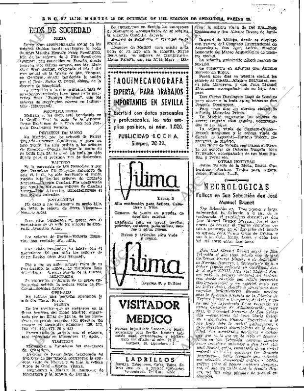 ABC SEVILLA 29-10-1963 página 22