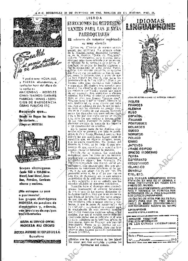 ABC MADRID 30-10-1963 página 52