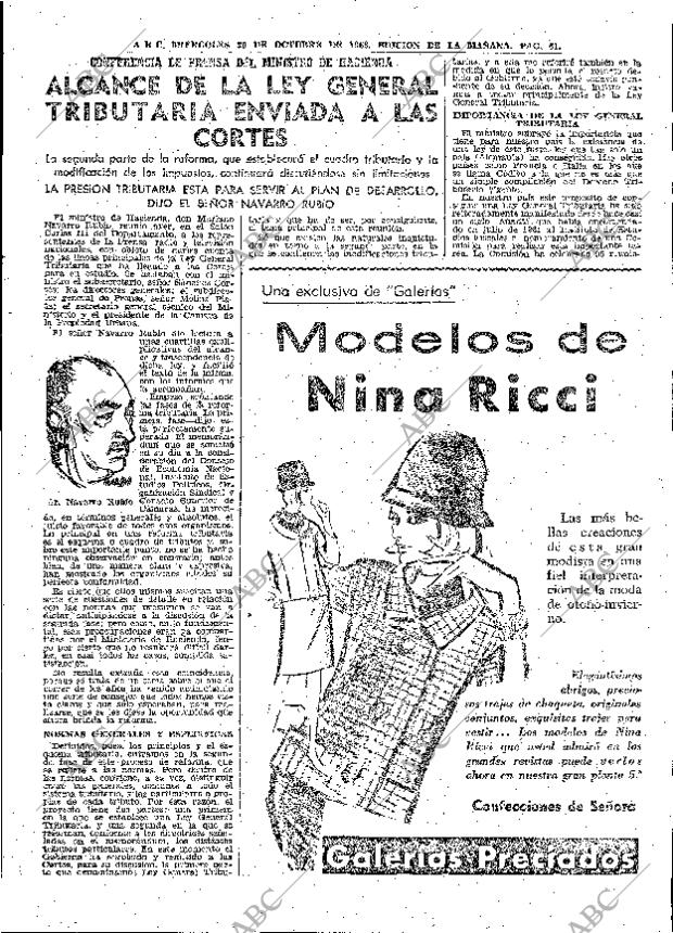 ABC MADRID 30-10-1963 página 61