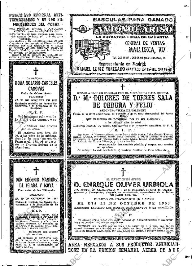 ABC MADRID 30-10-1963 página 93