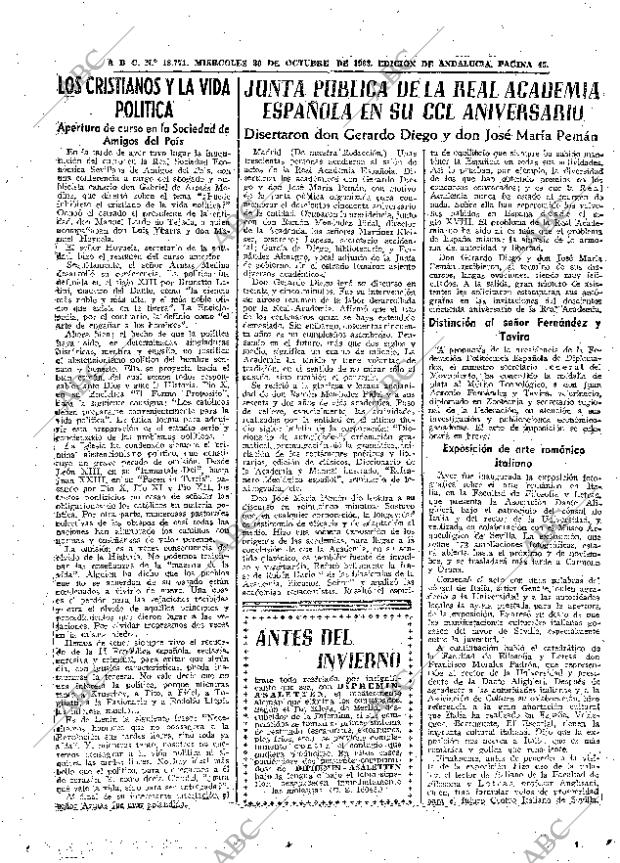 ABC SEVILLA 30-10-1963 página 45