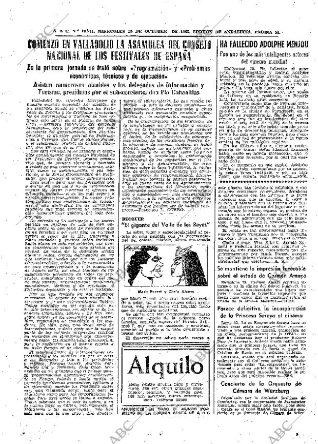 ABC SEVILLA 30-10-1963 página 51