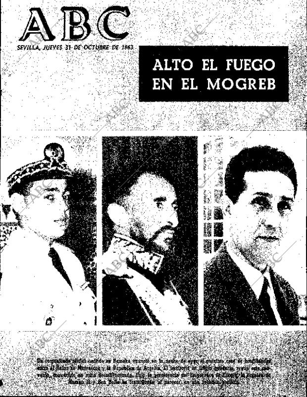 ABC SEVILLA 31-10-1963 página 1