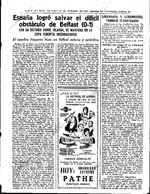 ABC SEVILLA 31-10-1963 página 49