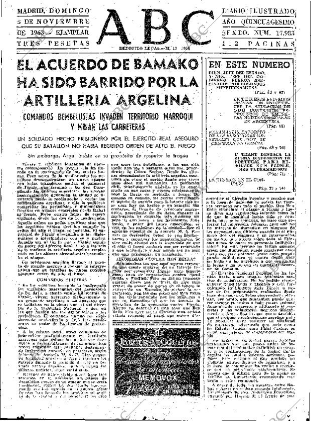 ABC MADRID 03-11-1963 página 63