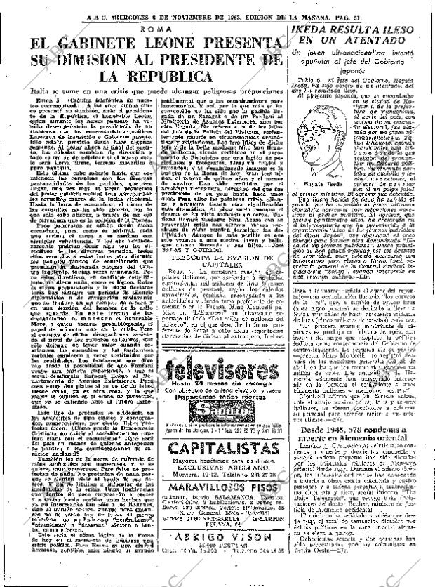 ABC MADRID 06-11-1963 página 51