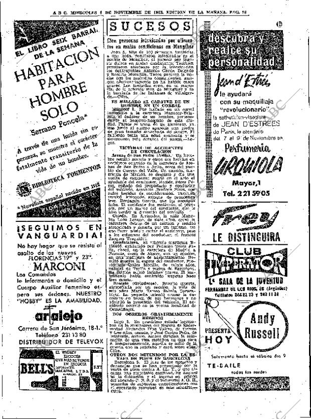 ABC MADRID 06-11-1963 página 58