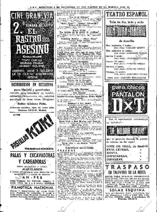 ABC MADRID 06-11-1963 página 78