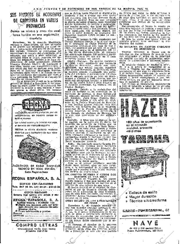 ABC MADRID 07-11-1963 página 40