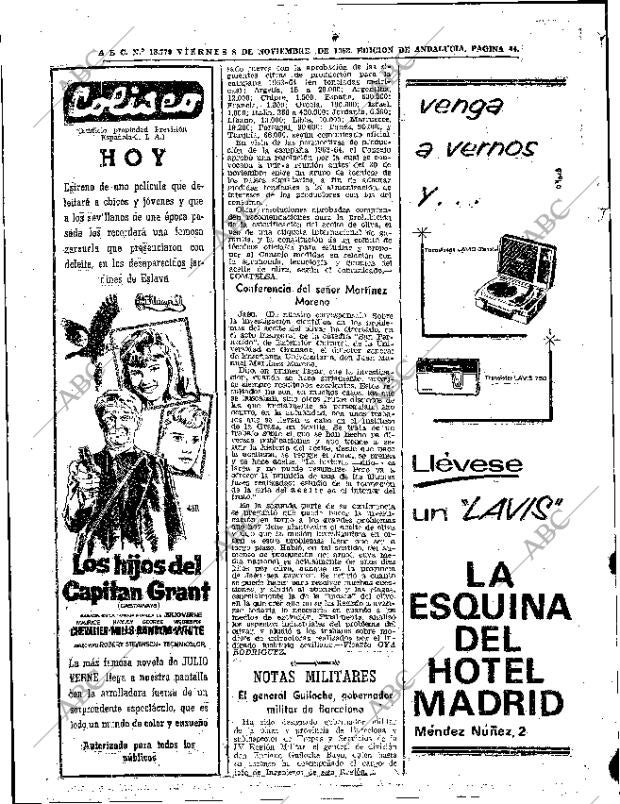 ABC SEVILLA 08-11-1963 página 44