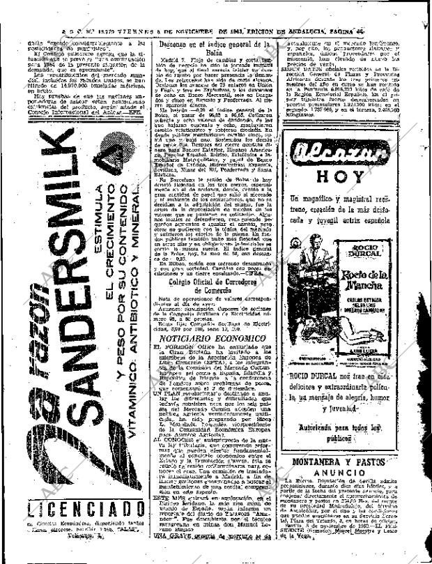 ABC SEVILLA 08-11-1963 página 46