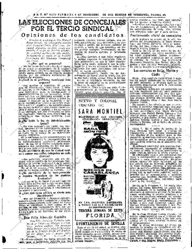 ABC SEVILLA 08-11-1963 página 49
