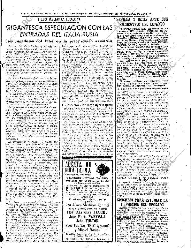 ABC SEVILLA 08-11-1963 página 57