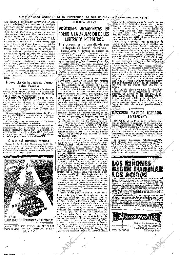 ABC SEVILLA 10-11-1963 página 56