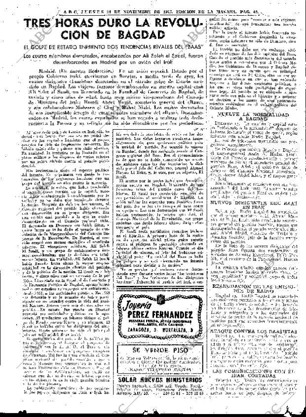 ABC MADRID 14-11-1963 página 49