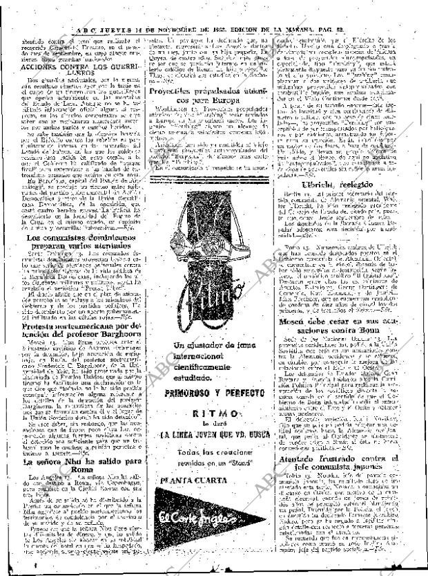 ABC MADRID 14-11-1963 página 52