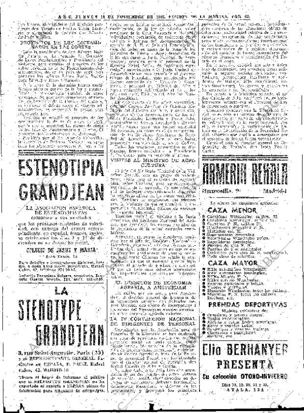 ABC MADRID 14-11-1963 página 60