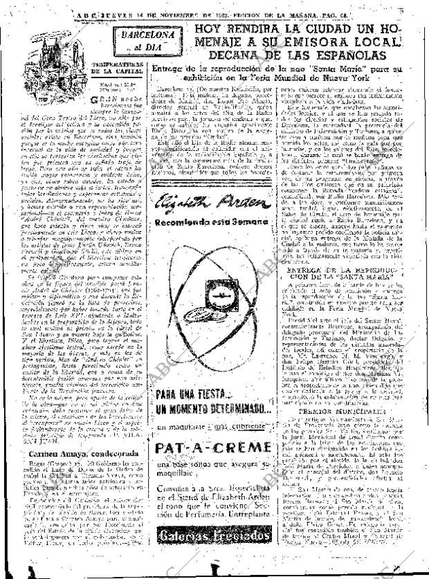 ABC MADRID 14-11-1963 página 68