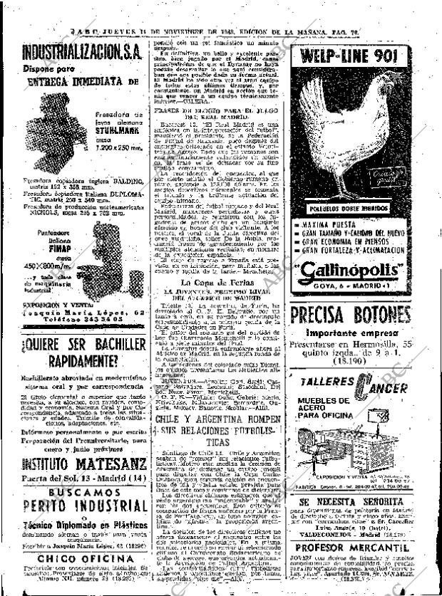 ABC MADRID 14-11-1963 página 76