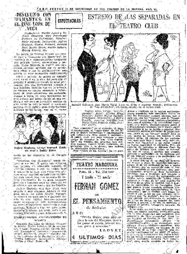 ABC MADRID 14-11-1963 página 81
