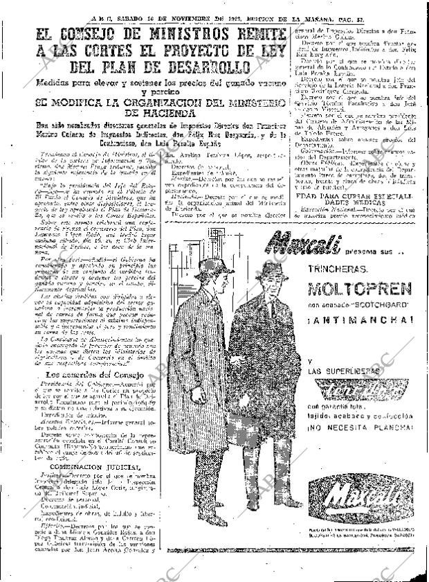 ABC MADRID 16-11-1963 página 57