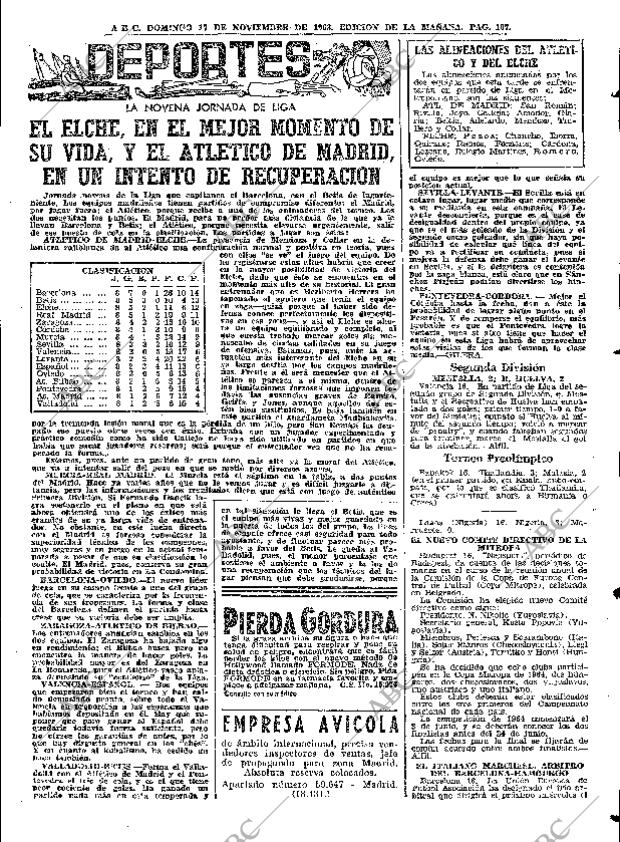 ABC MADRID 17-11-1963 página 107