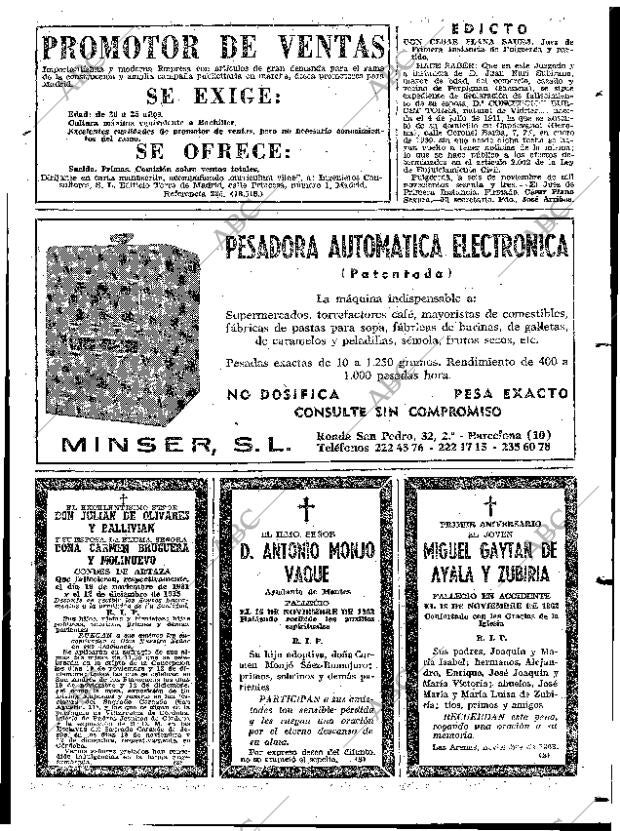 ABC MADRID 17-11-1963 página 125