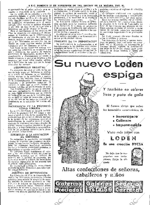 ABC MADRID 17-11-1963 página 91