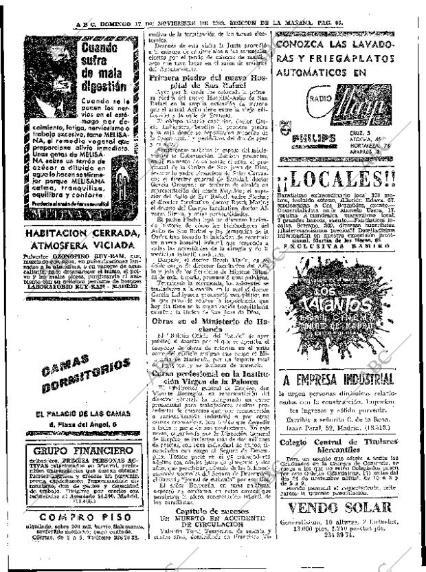 ABC MADRID 17-11-1963 página 98